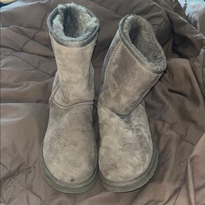 Cozy Gray Women's Boots